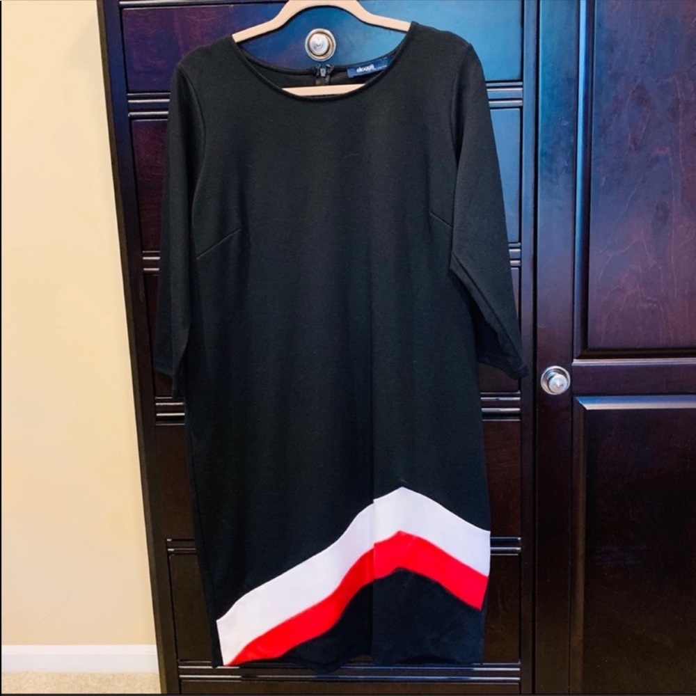 💖 Eloquii Black Shift Dress